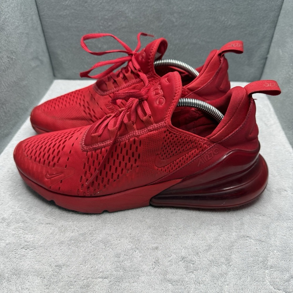 Nike Air Max 270 Triple Red University Red Men's Size 11 CV7544-600 Sneakers